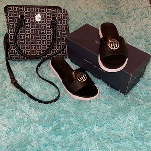 Tommy Hilfiger purse and shoes